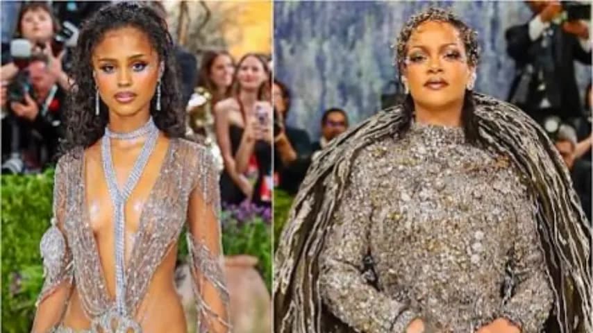 Riri ignored Tyla at the met gala 2026
