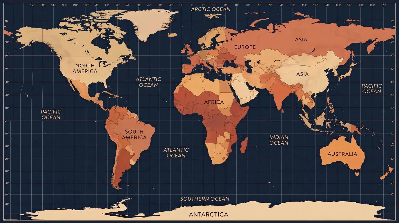 world map
